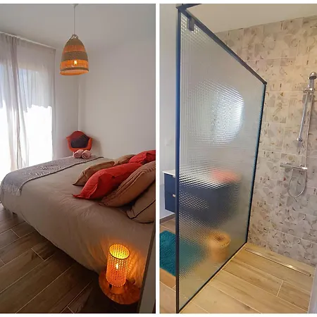 Maison Neuve Proche Avec Parking Gratuit Et Privé à 5 Min Du Musée De La Batterie De Merville Casa vacanze Gonneville-en-Auge